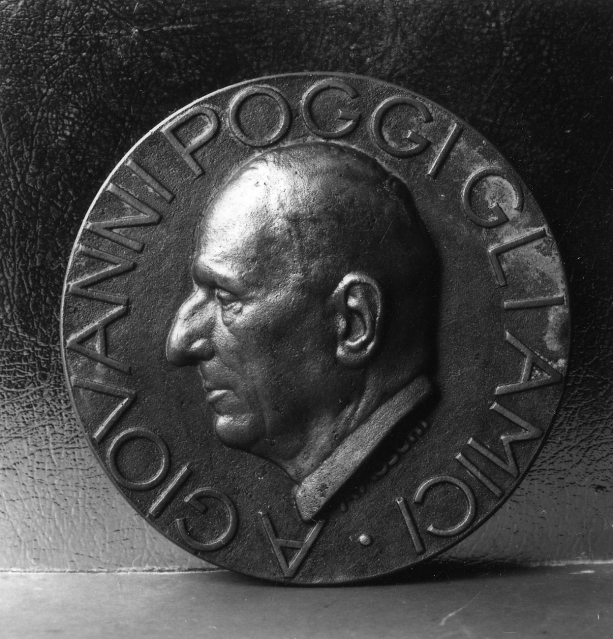 ritratto di Giovanni Poggi (medaglia) di Moschi Mario (sec. XX)