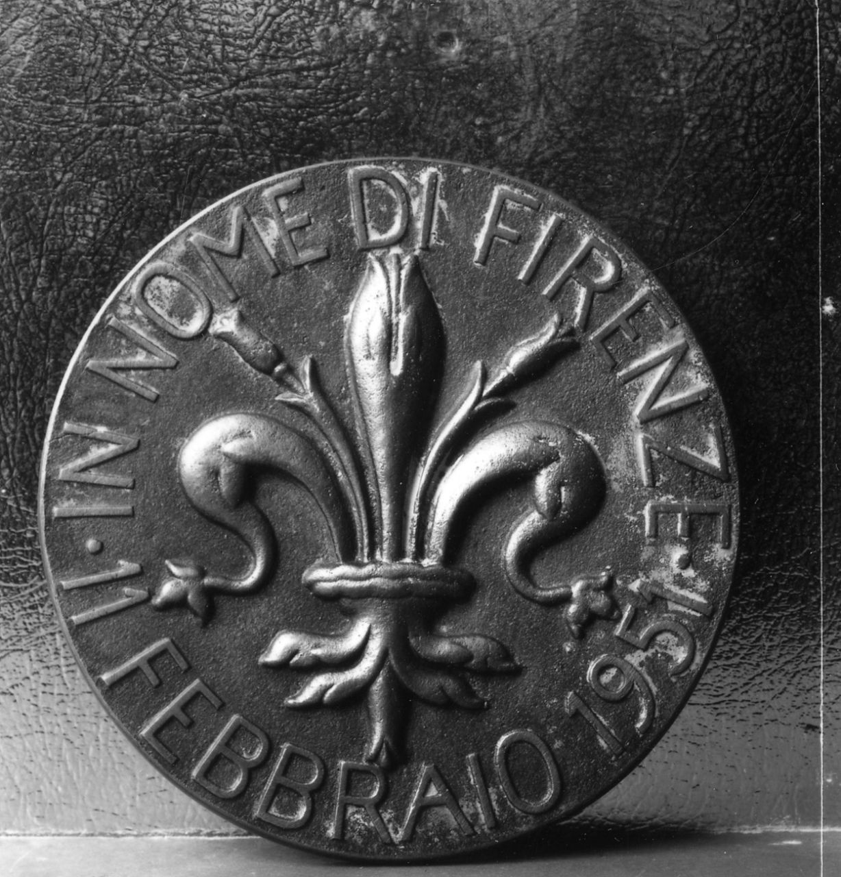 giglio di Firenze (medaglia) di Moschi Mario (sec. XX)