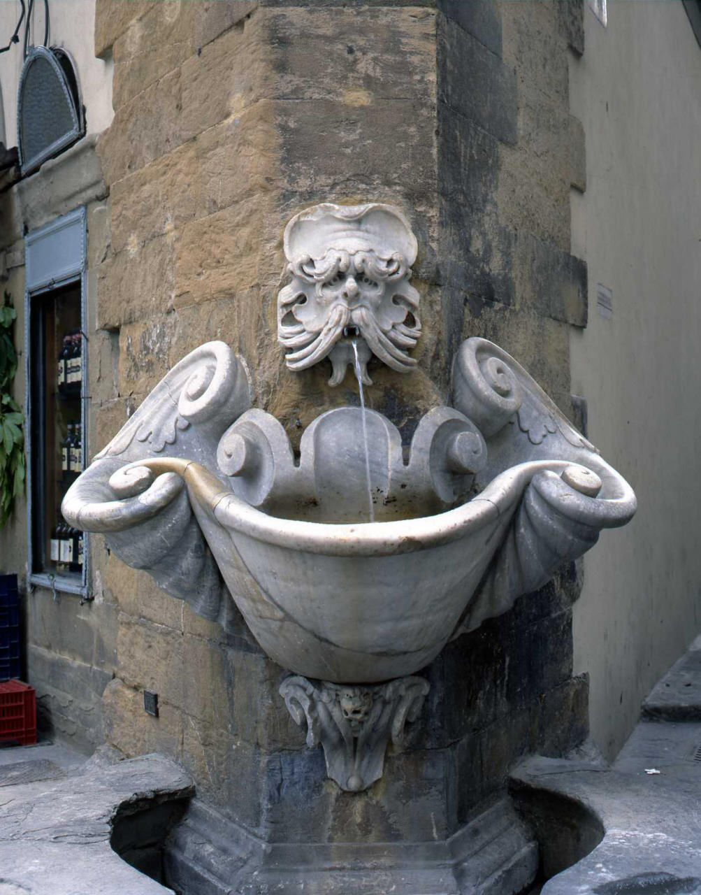 mascherone (fontana) di Buontalenti Bernardo (attribuito) (seconda metà sec. XVI)