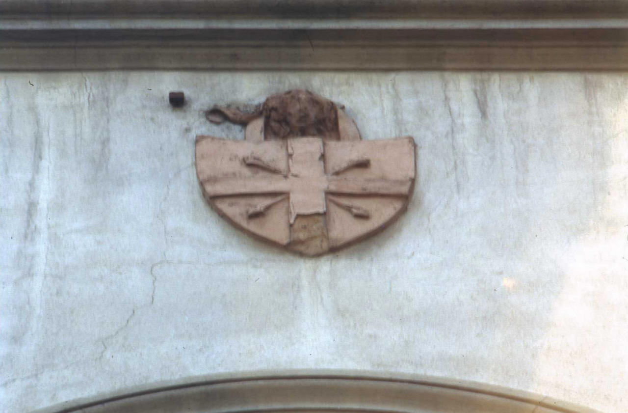 stemma gentilizio della famiglia Machiavelli (rilievo) - manifattura fiorentina (sec. XIX)