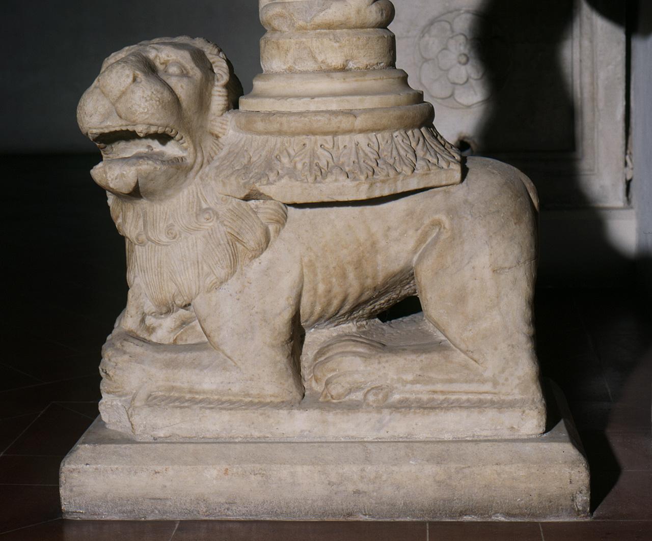 leone (scultura) - manifattura pisana (sec. XIV)