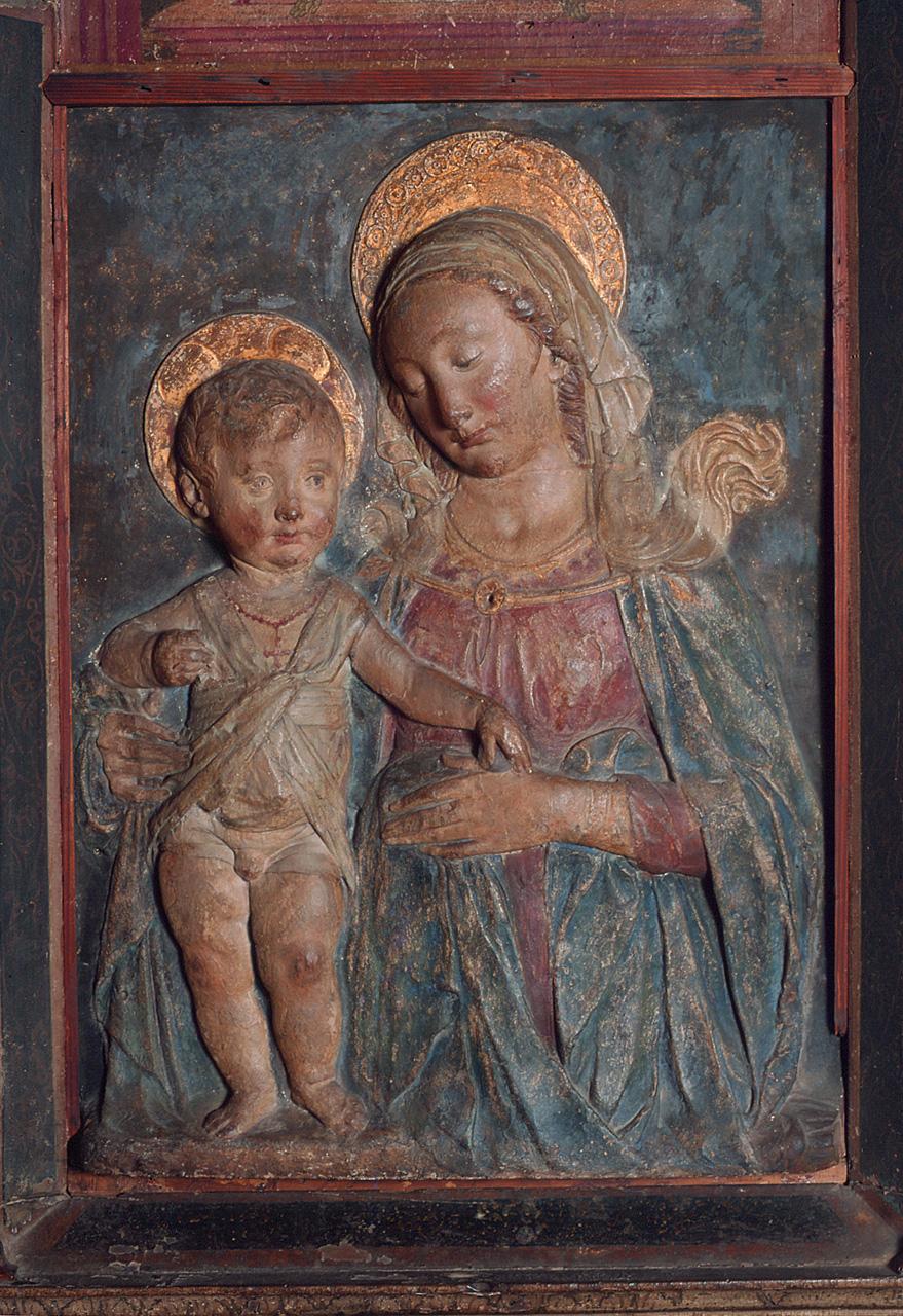 Madonna con Bambino (rilievo) di Andrea di Francesco detto Andrea del Verrocchio (cerchia) (ultimo quarto sec. XV)