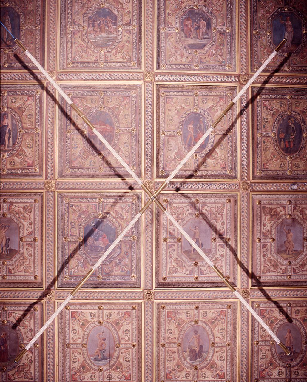 soffitto dipinto - bottega Italia centrale (fine/inizio secc. XVI/ XVII)