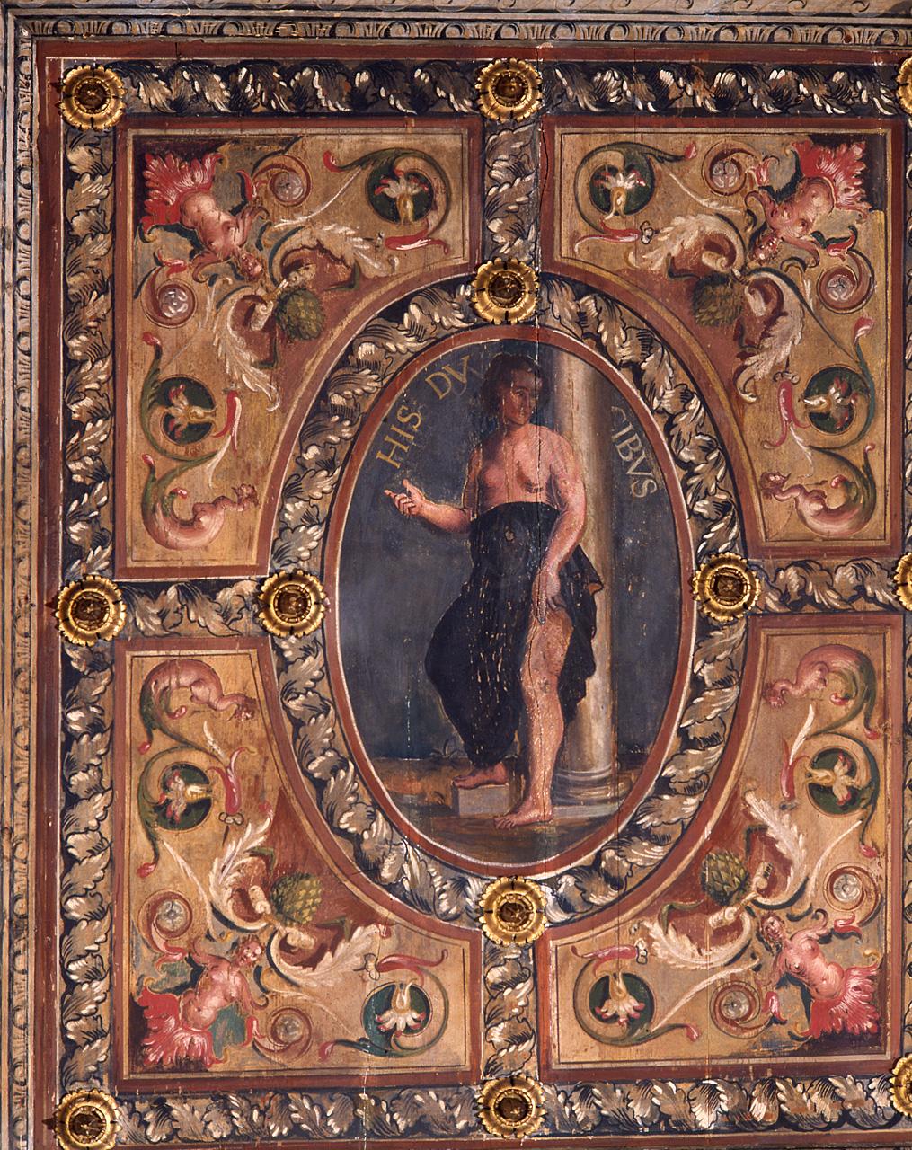 allegoria della Fortezza (dipinto) - bottega Italia centrale (fine/inizio secc. XVI/ XVII)