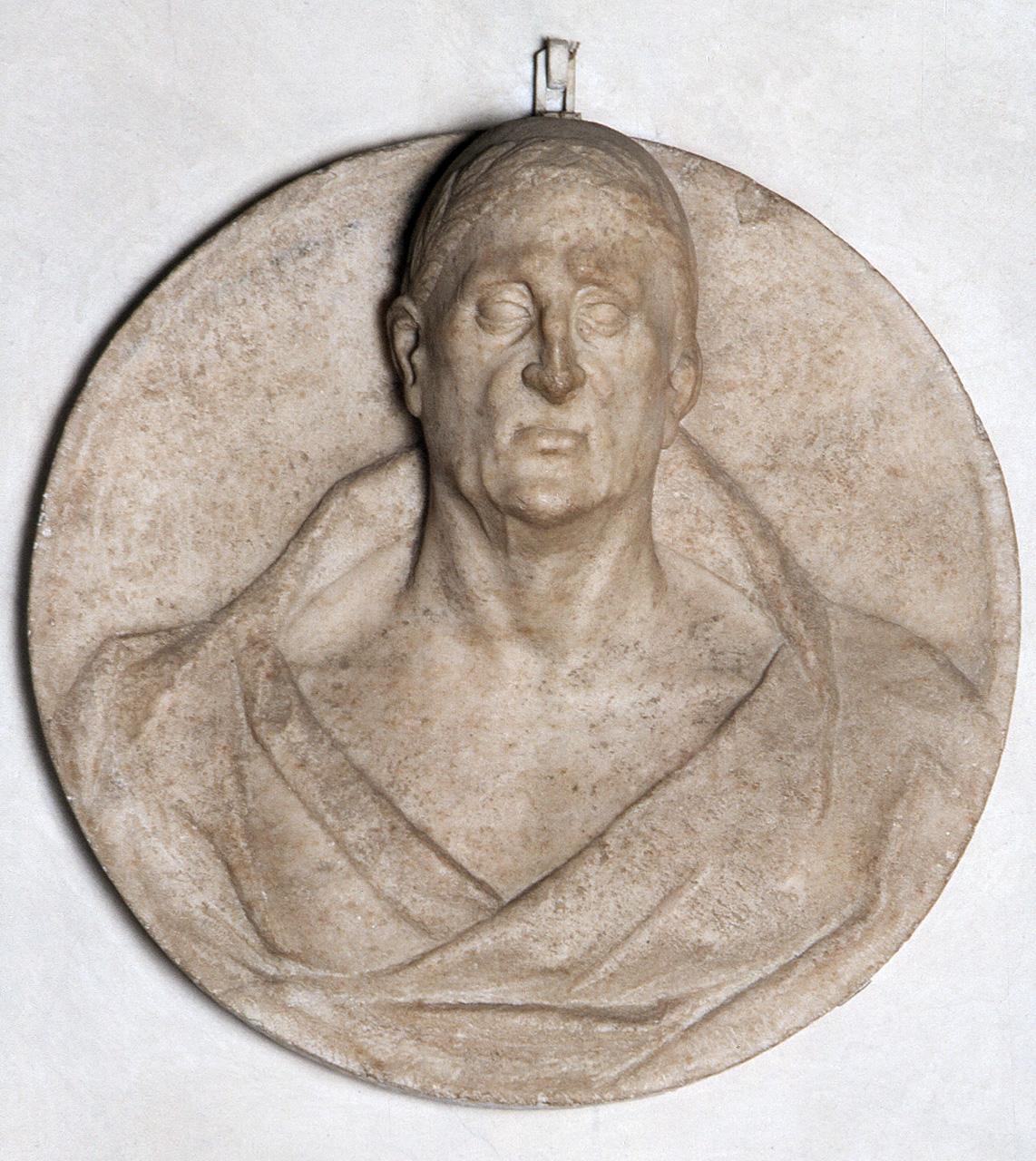 ritratto d'uomo (rilievo) - bottega fiorentina (secc. XV/ XVI)