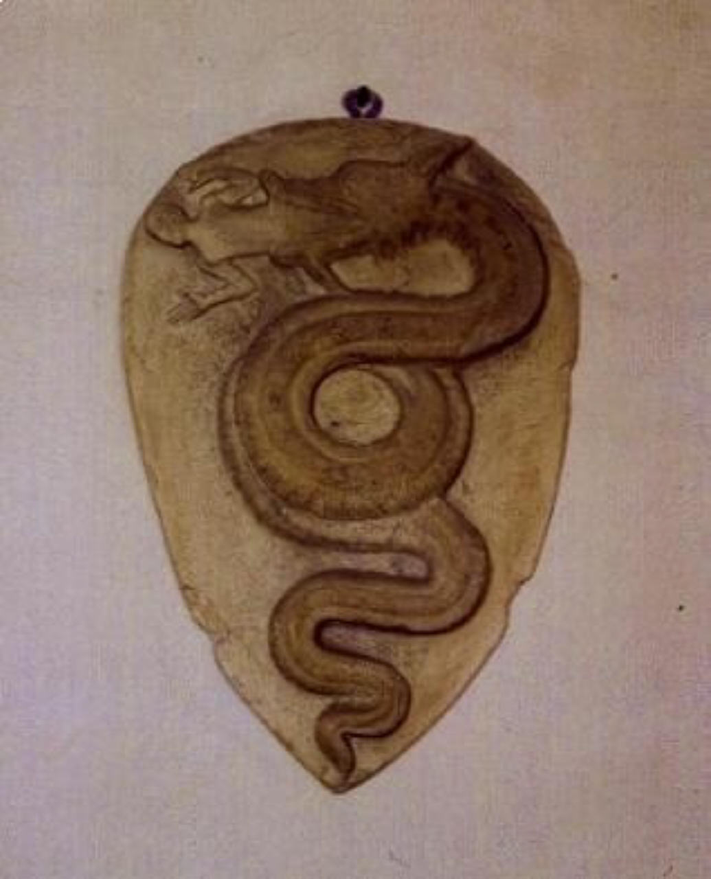 stemma gentilizio della famiglia Visconti (rilievo) - produzione lombarda (?) (secc. XIV/ XV)