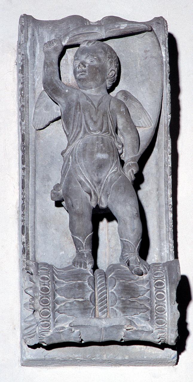 putto alato (mensola) di Desiderio da Settignano (cerchia) (terzo quarto sec. XV)