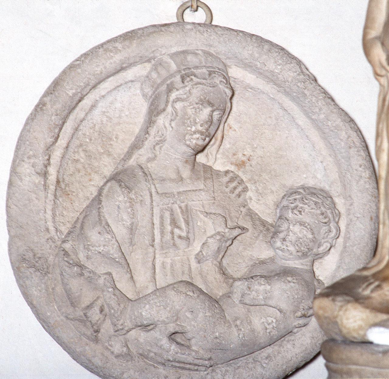 Madonna con Bambino (rilievo) - produzione padana (secondo quarto sec. XV)