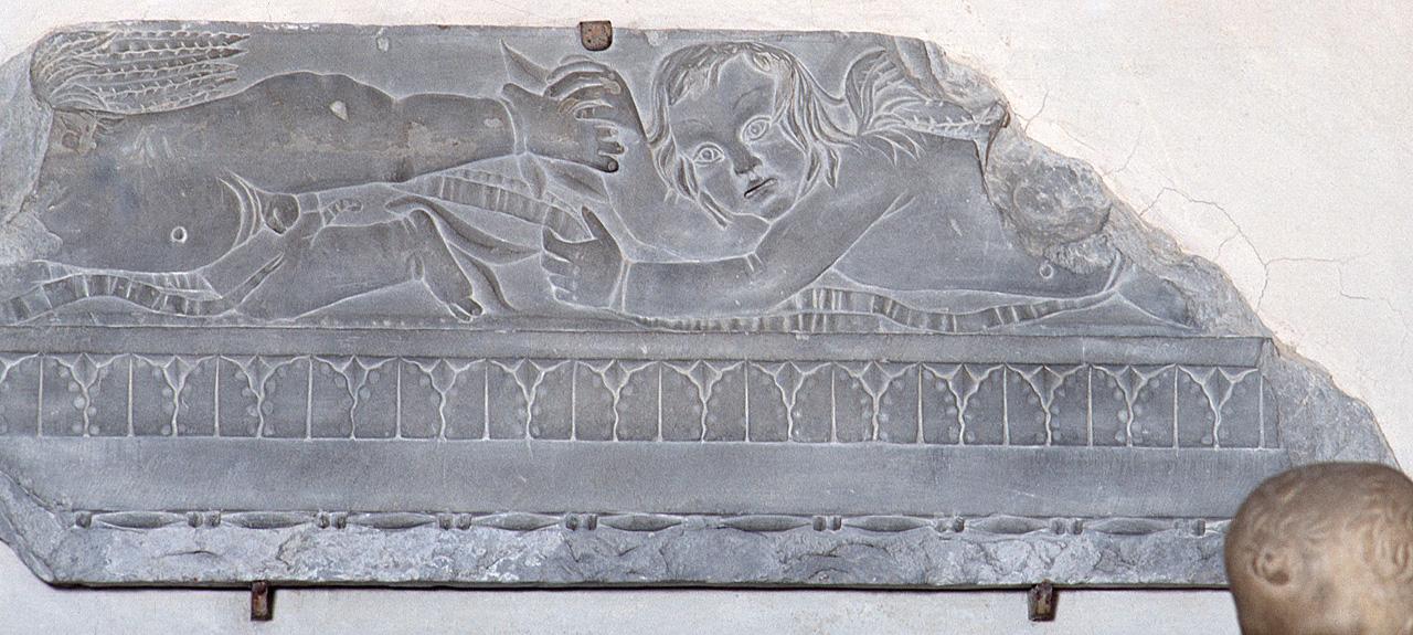 putti alati (architrave, frammento) di Ferrucci Francesco di Simone (bottega) (seconda metà sec. XV)
