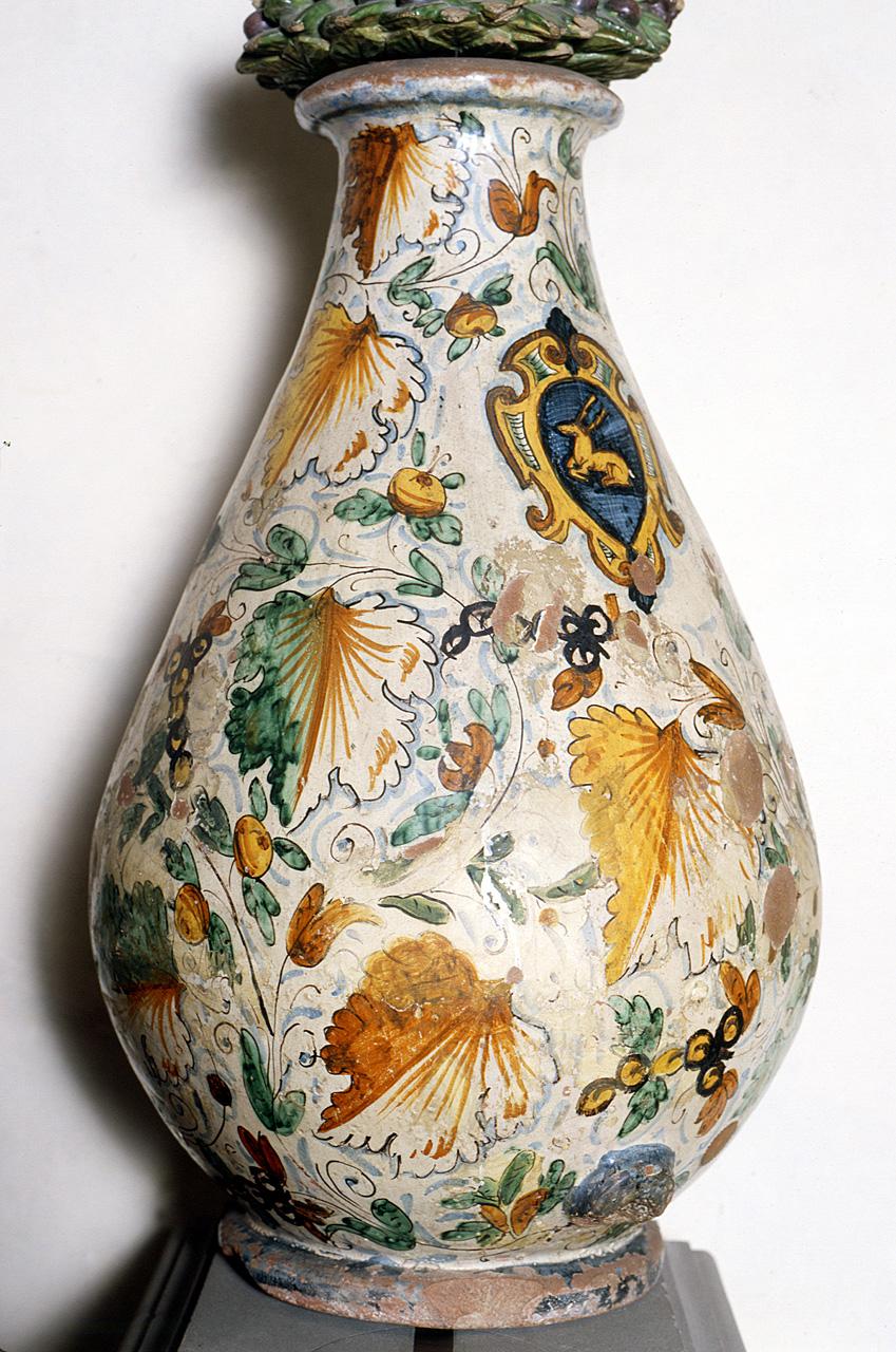 vaso - bottega toscana (fine/inizio secc. XIV/ XVII)