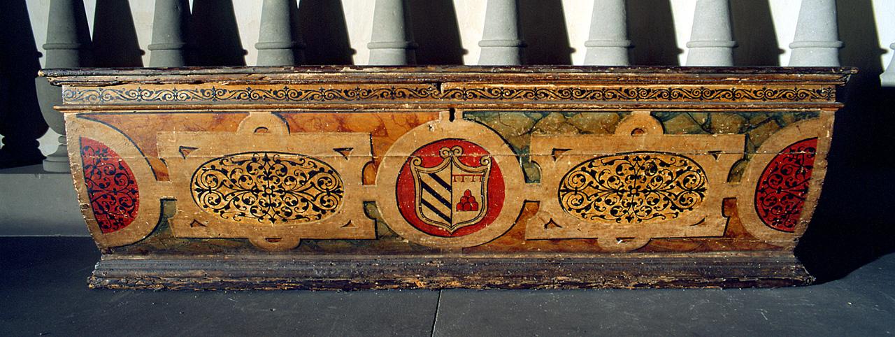 cassone - bottega toscana (secc. XIX/ XX)