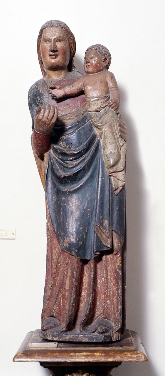 Madonna con Bambino (scultura) di Fetti Giovanni (cerchia) (ultimo quarto sec. XIV)