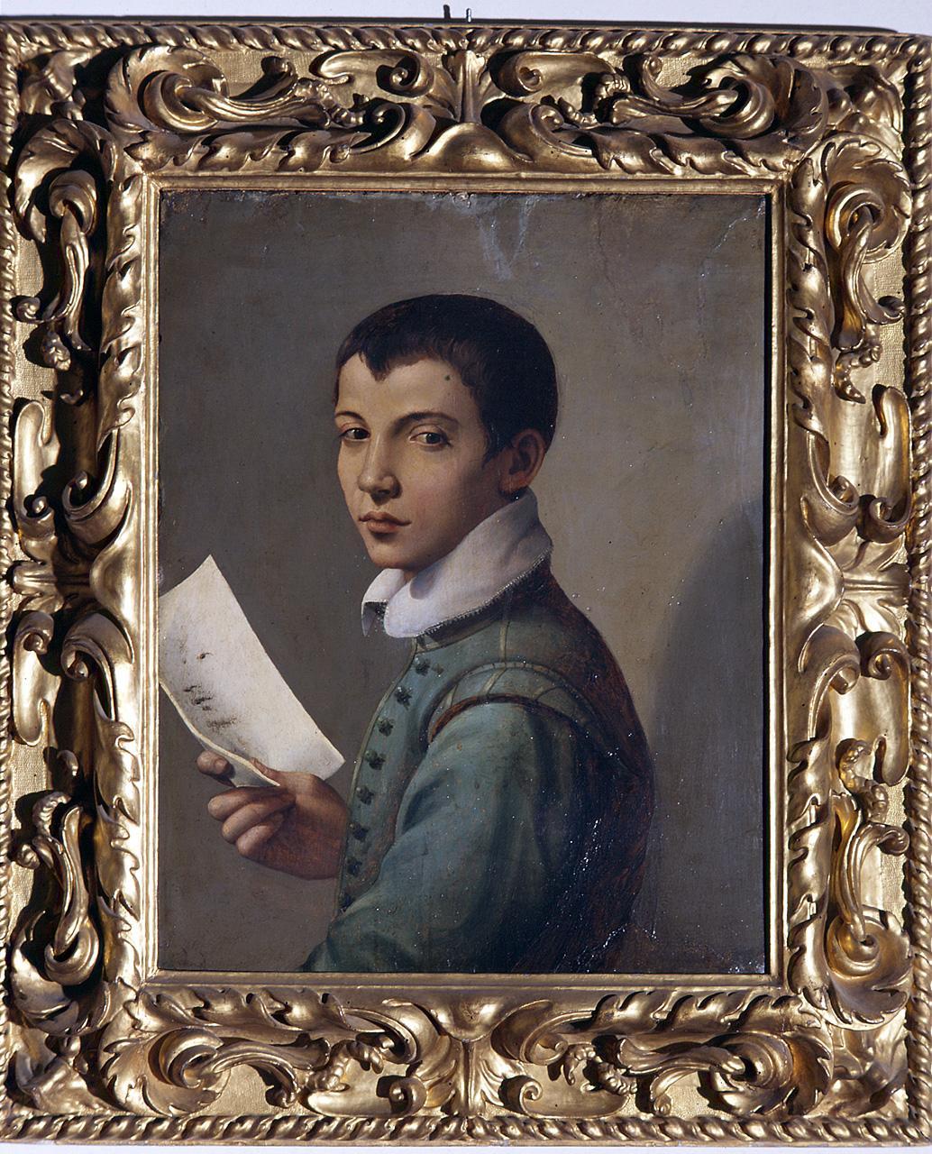 giovane (dipinto) di Cavalori Mirabello detto Salicorno (attribuito) (terzo quarto sec. XVI)
