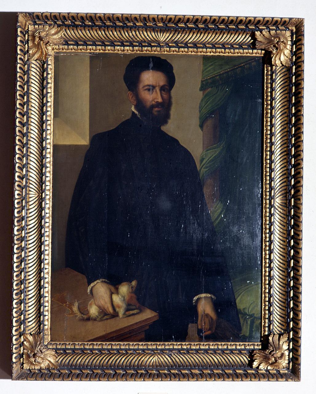 ritratto d'uomo (dipinto) - bottega fiorentina (seconda metà sec. XVI)