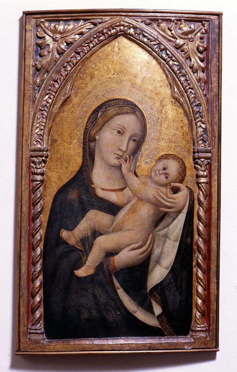 Madonna dell'orecchio, Madonna con Bambino (dipinto) di Simone di Filippo detto Simone dei Crocefissi (terzo quarto sec. XIV)