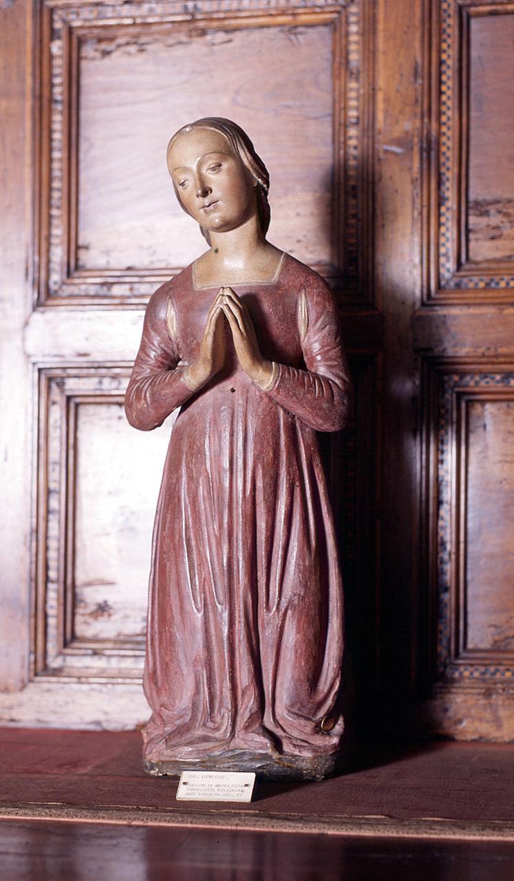 Madonna orante (statua) di Della Robbia Giovanni (cerchia) (ultimo quarto sec. XV)