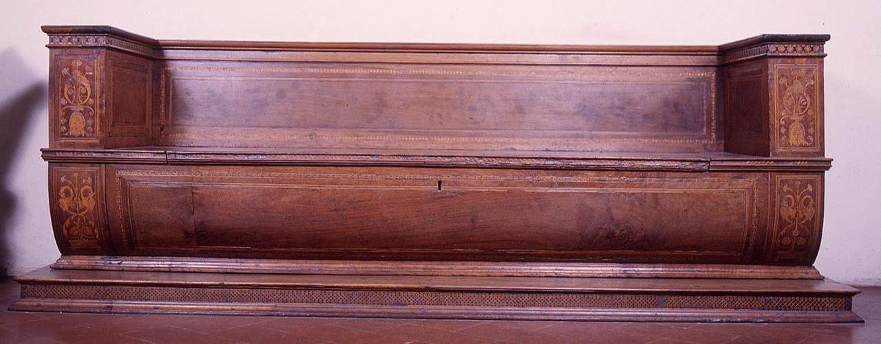 cassapanca - bottega fiorentina (prima metà sec. XVI)