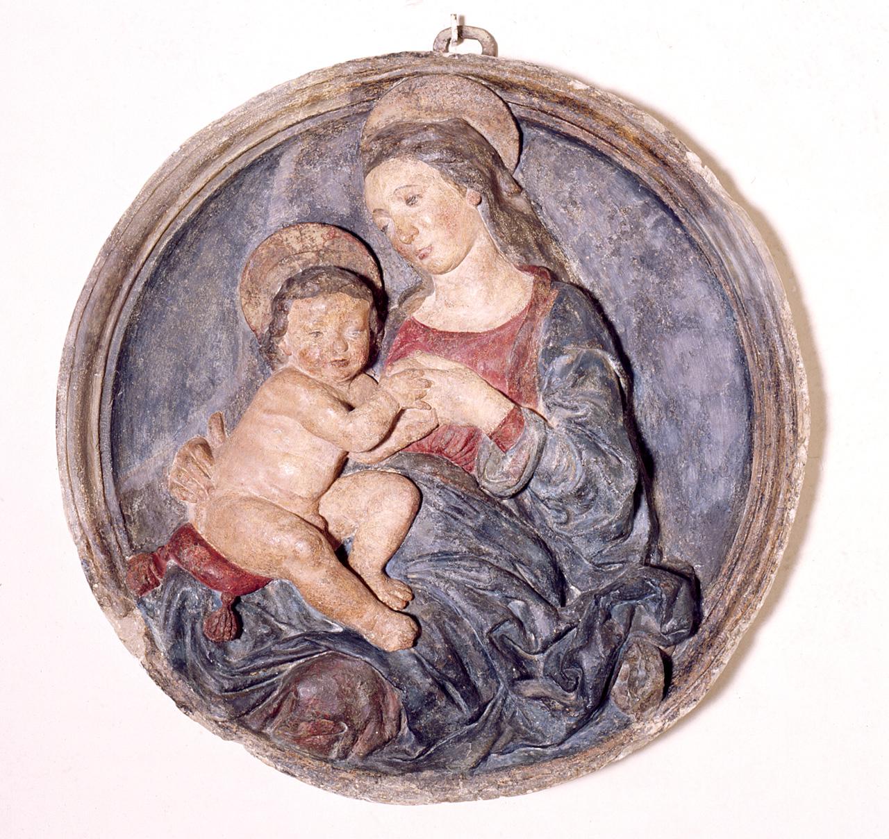 Madonna con Bambino (rilievo) di Ferrucci Francesco di Simone (cerchia) (seconda metà sec. XV)
