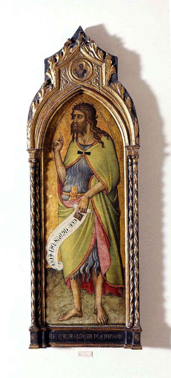 San Giovanni Battista (dipinto) di Luca di Tommè (seconda metà sec. XIV)