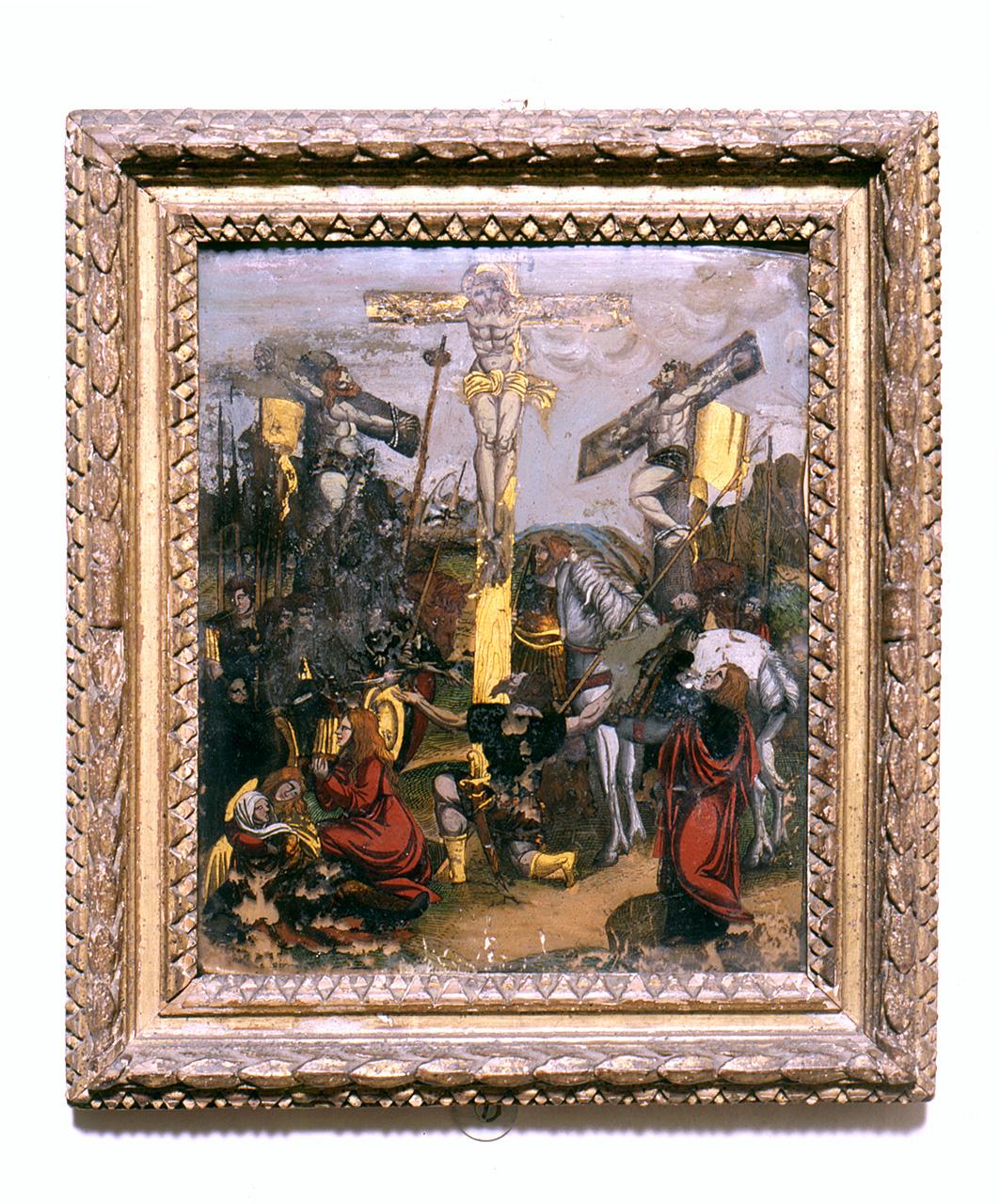 crocifissione di Cristo (dipinto) - ambito veneziano (seconda metà sec. XVI)