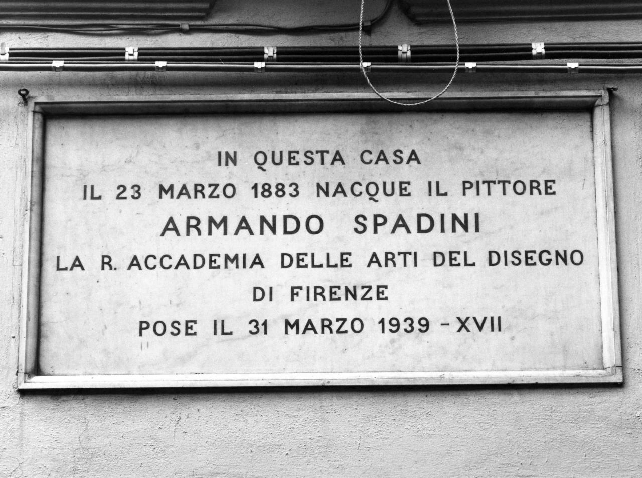 lapide - manifattura toscana (sec. XX)