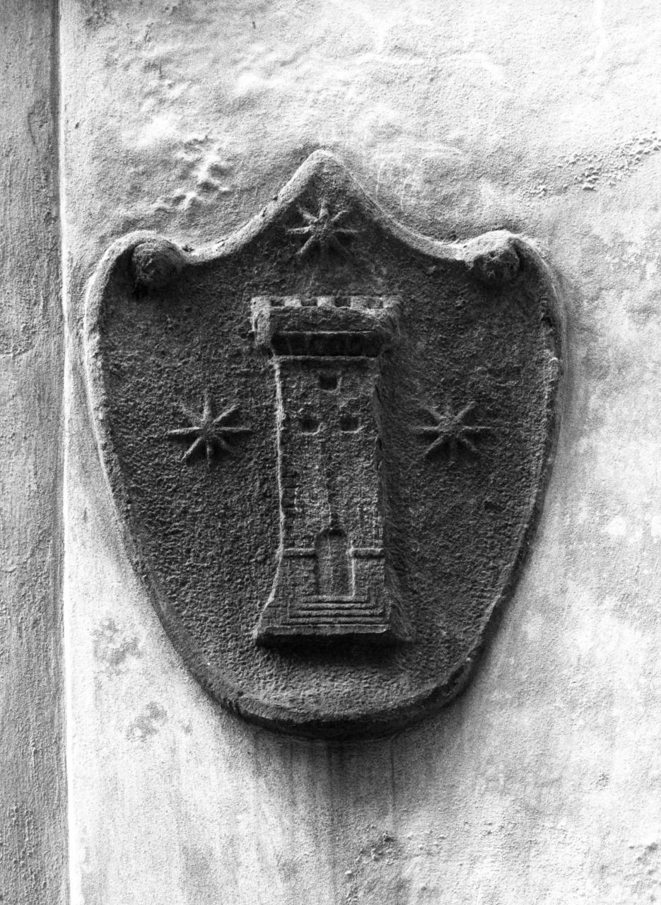 stemma gentilizio della famiglia Torrigiani (rilievo) - manifattura toscana (sec. XVIII)