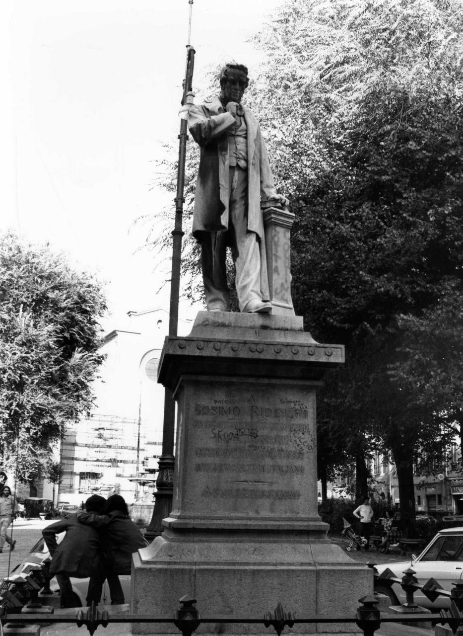 ritratto di Cosimo Ridolfi (monumento) di Romanelli Raffaello (sec. XIX)