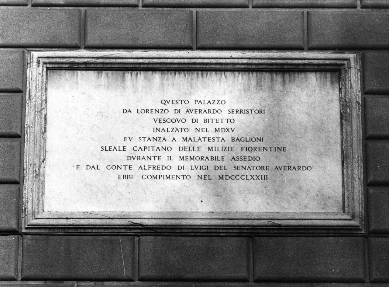 lapide - manifattura toscana (sec. XIX)