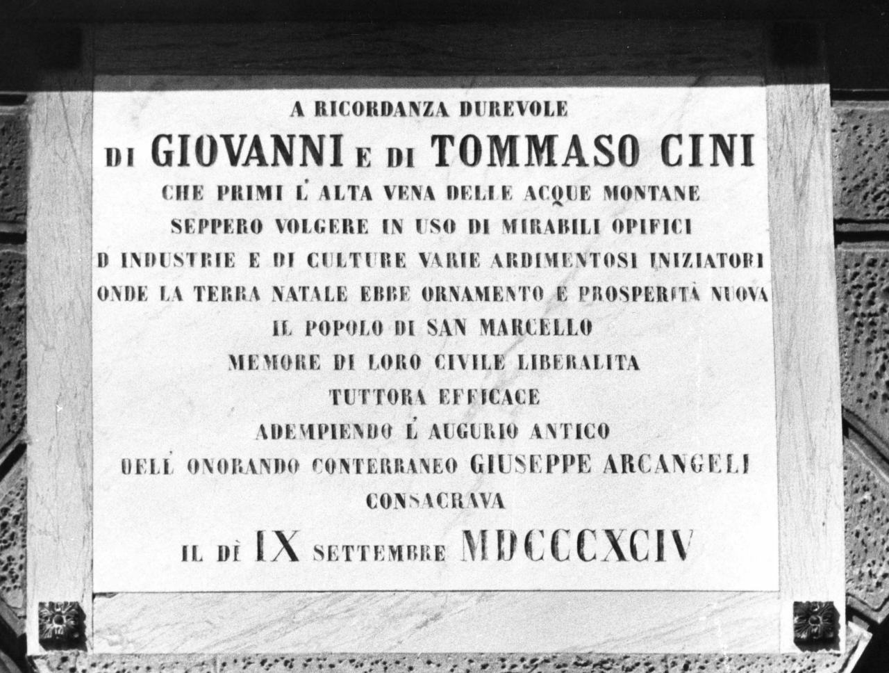 lapide - manifattura toscana (sec. XIX)