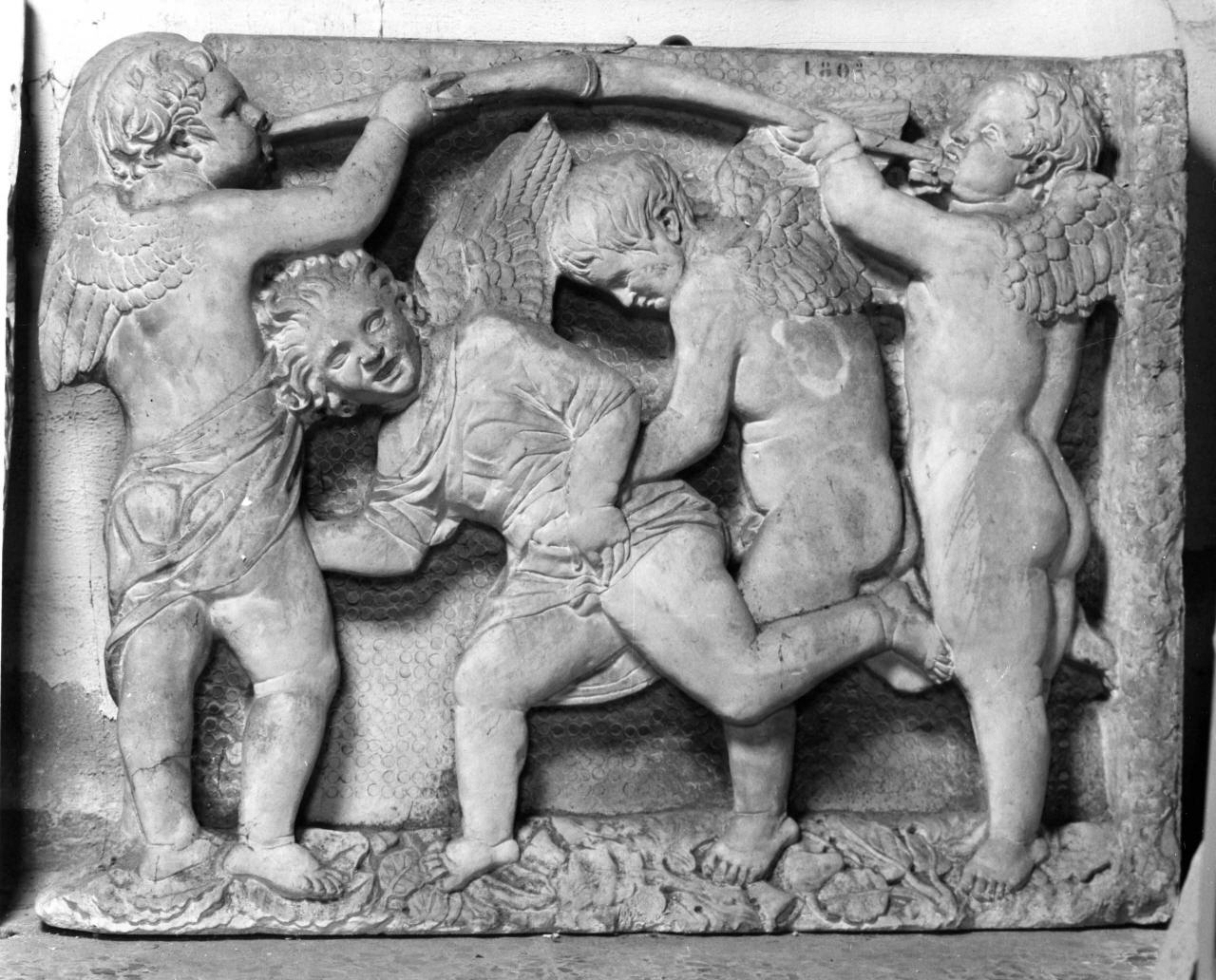 angeli danzanti e sonanti (calco) di Lelli Oronzio (sec. XIX)