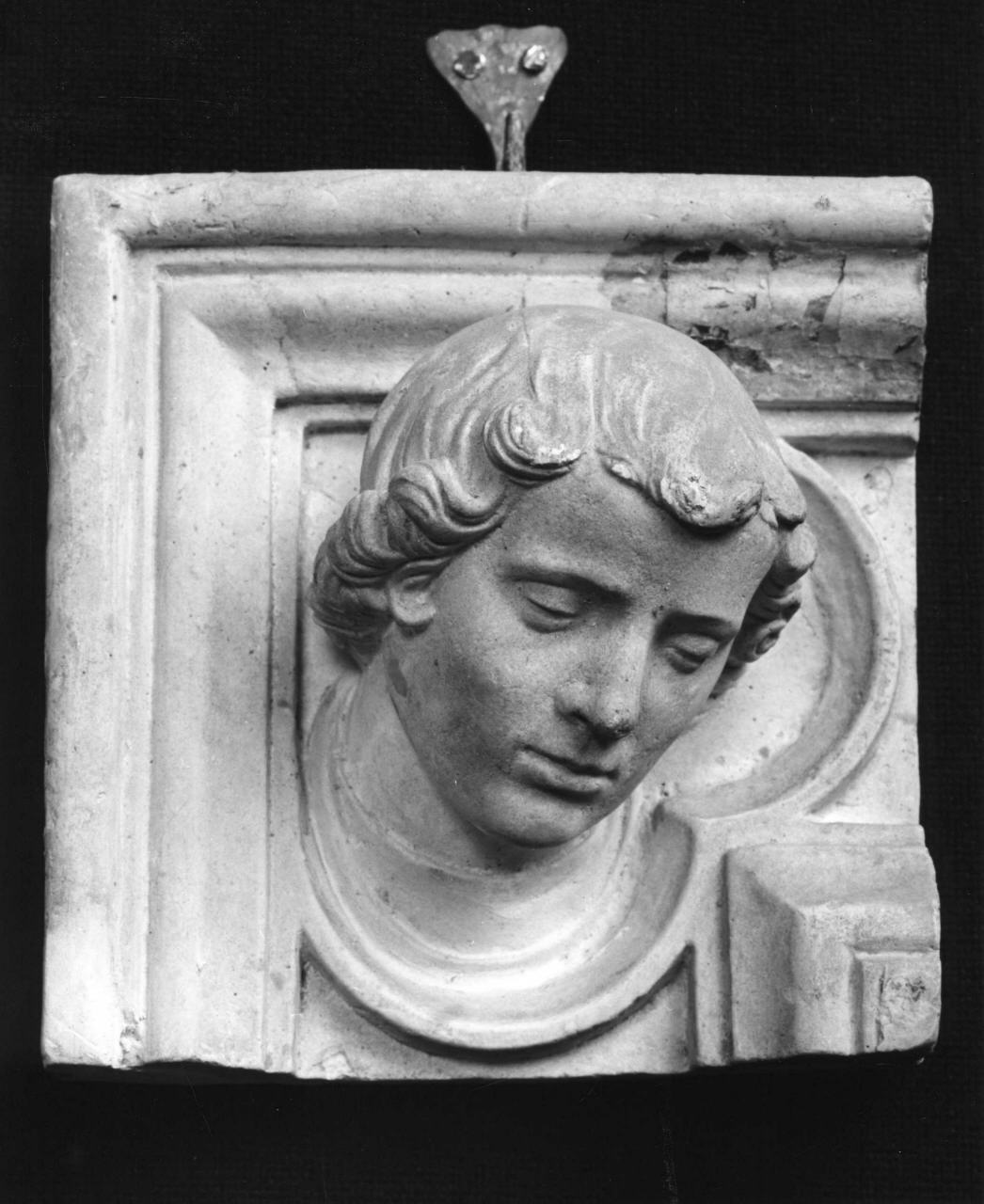 testa di giovane (calco) di Lelli Oronzio (?) (sec. XIX)