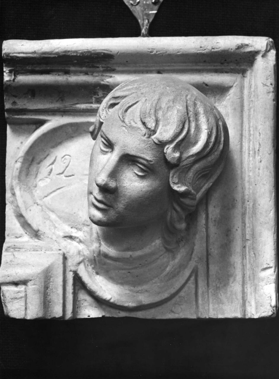 testa di giovane (calco) di Lelli Oronzio (?) (sec. XIX)