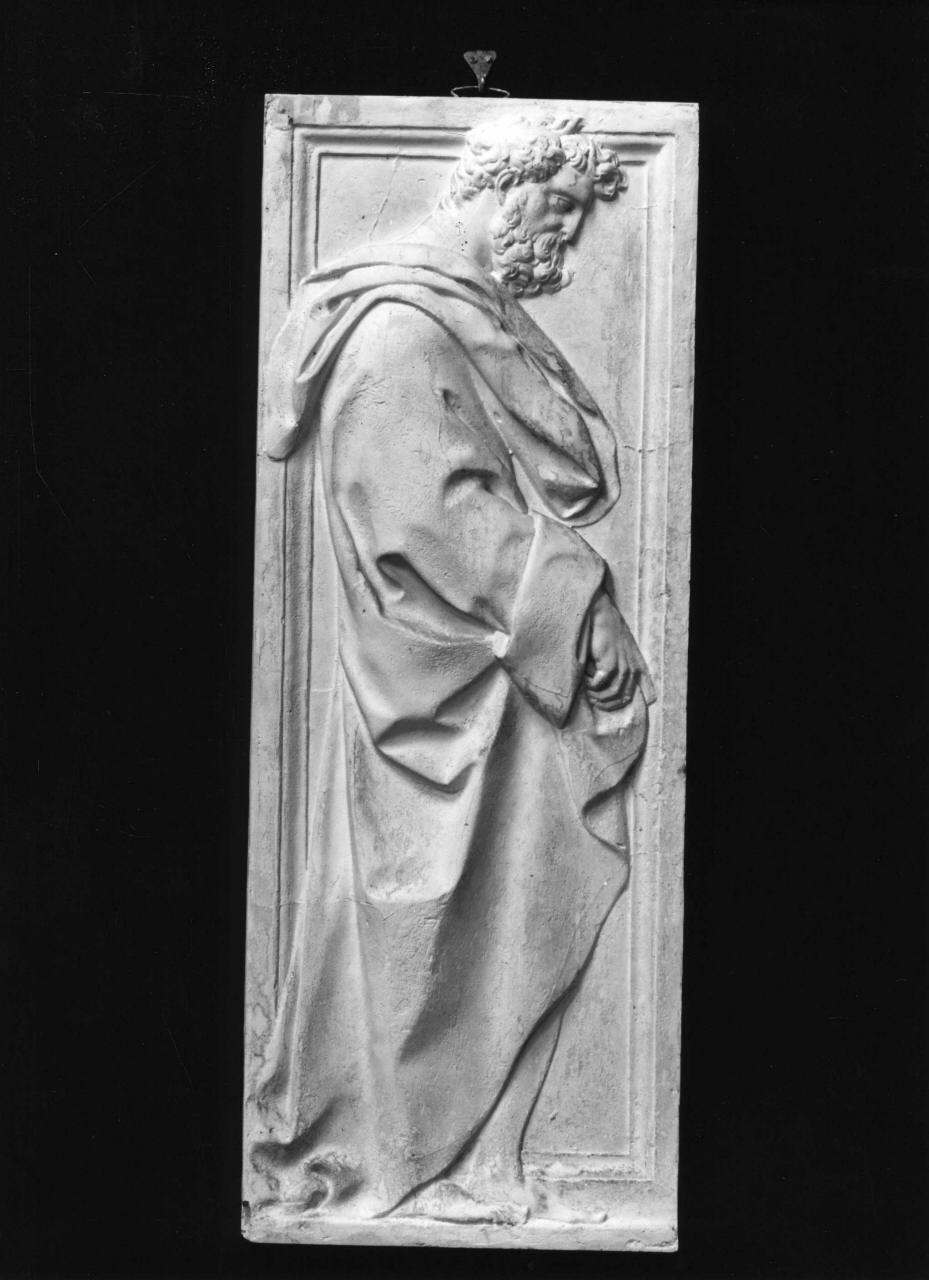 figura maschile di anziano (calco) - ambito fiorentino (fine sec. XIX)