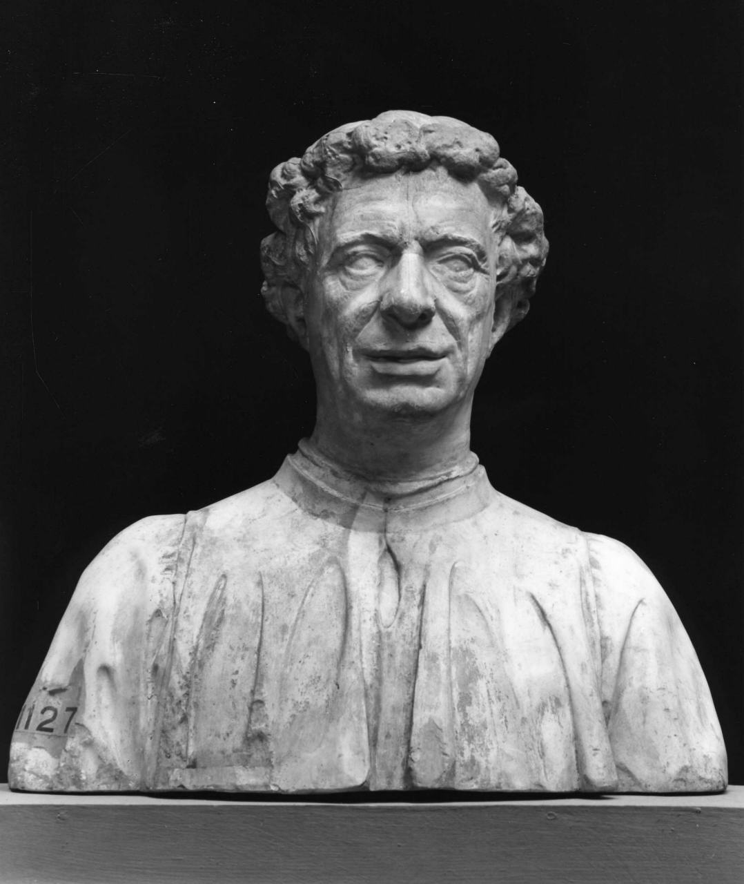 ritratto di Matteo Palmieri (calco di scultura) di Lelli Oronzio (?) (sec. XIX)