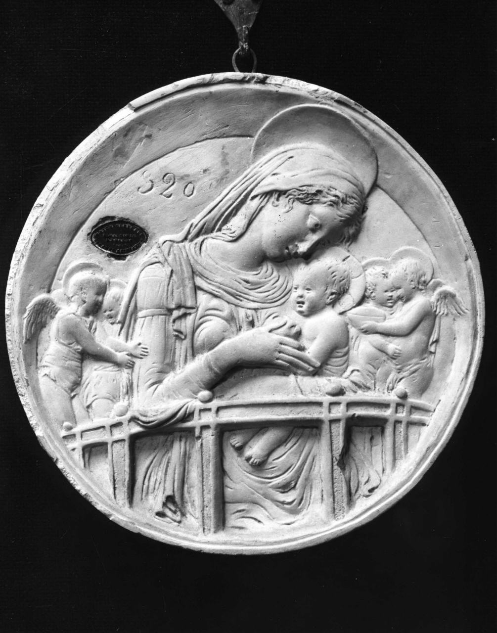 Madonna con Bambino e angeli (calco) - ambito parigino (inizio sec. XX)