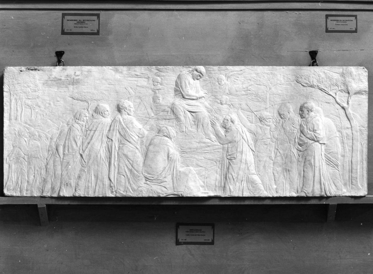 Cristo consegna le chiavi a San Pietro (calco) - ambito fiorentino (sec. XIX)