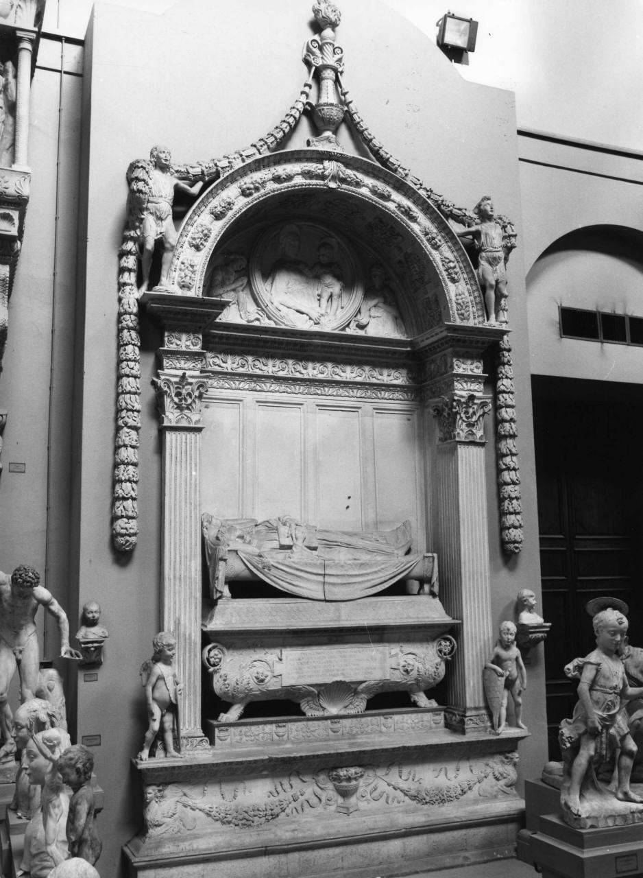 ritratto funebre (calco) di Lelli Oronzio (sec. XIX)
