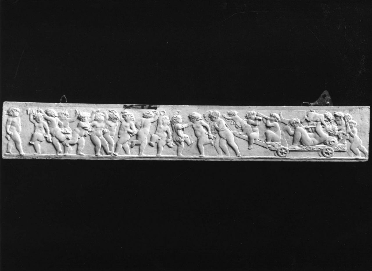 putti danzanti e Sileno sdraiato su un carro (calco) - ambito fiorentino (sec. XIX)