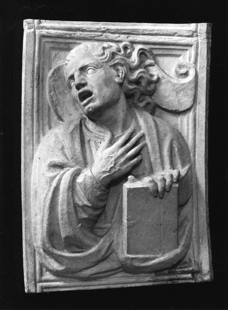 profeta (calco di formella) - ambito fiorentino (seconda metà sec. XIX)