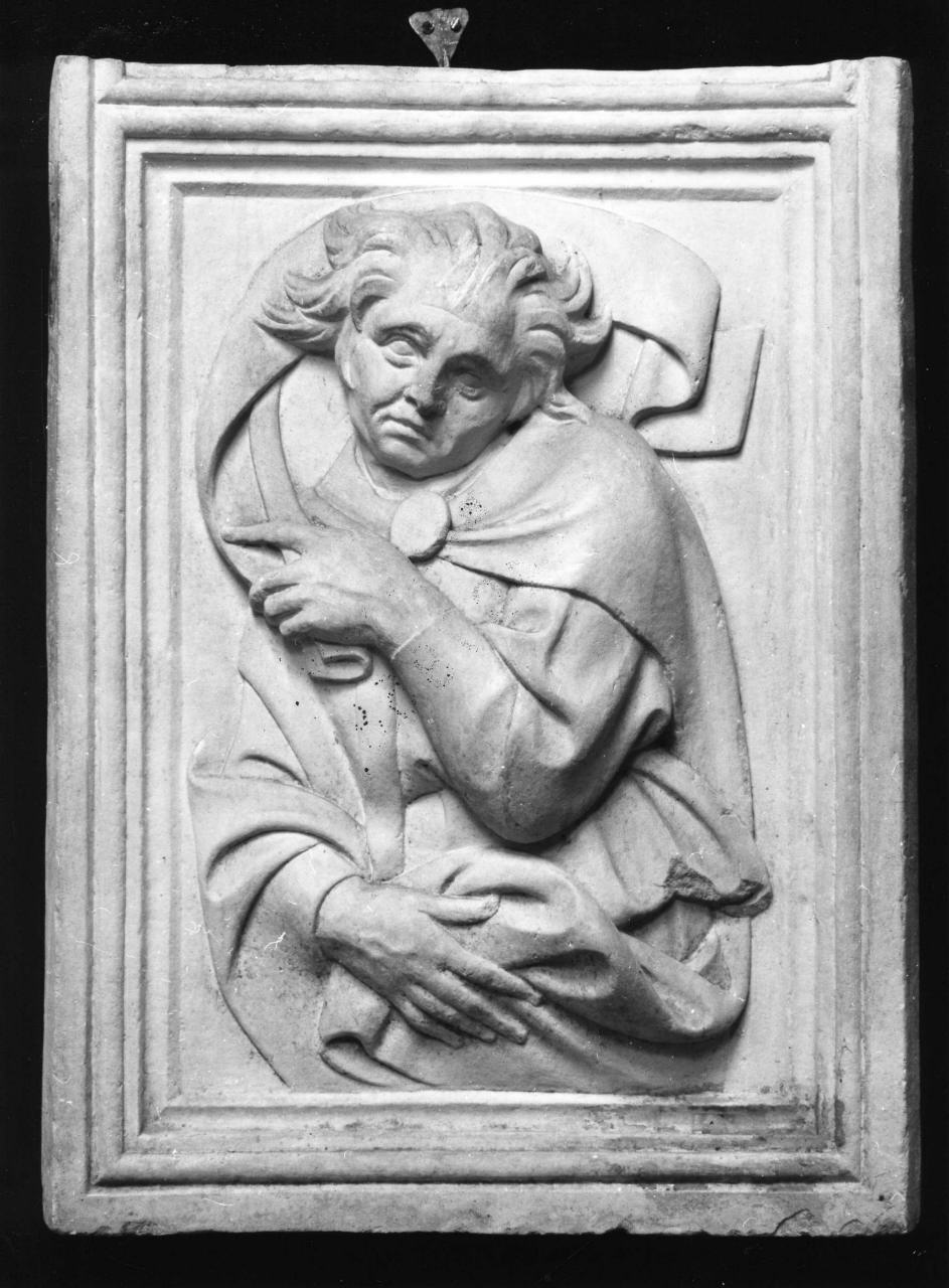 profeta (calco di formella) - ambito fiorentino (seconda metà sec. XIX)