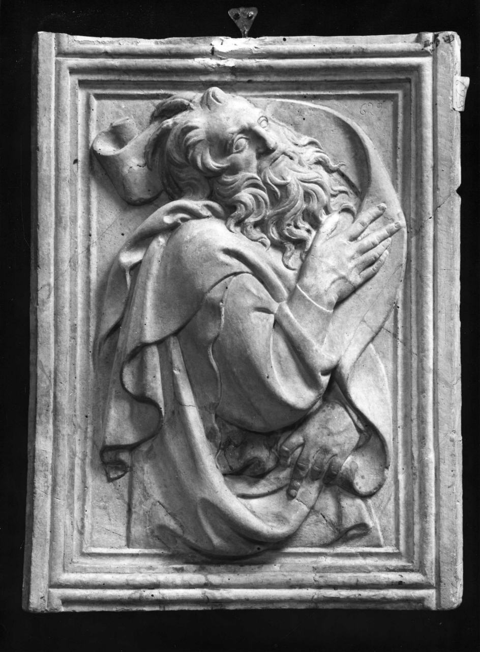 profeta (calco di formella) - ambito fiorentino (seconda metà sec. XIX)