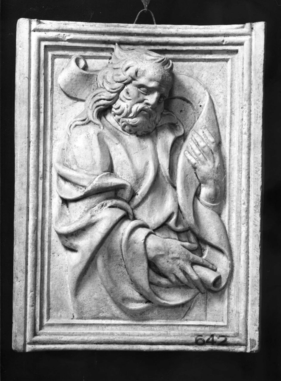 profeta (calco di formella) - ambito fiorentino (seconda metà sec. XIX)