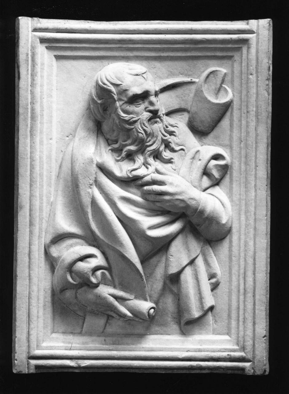 profeta (calco di formella) - ambito fiorentino (seconda metà sec. XIX)