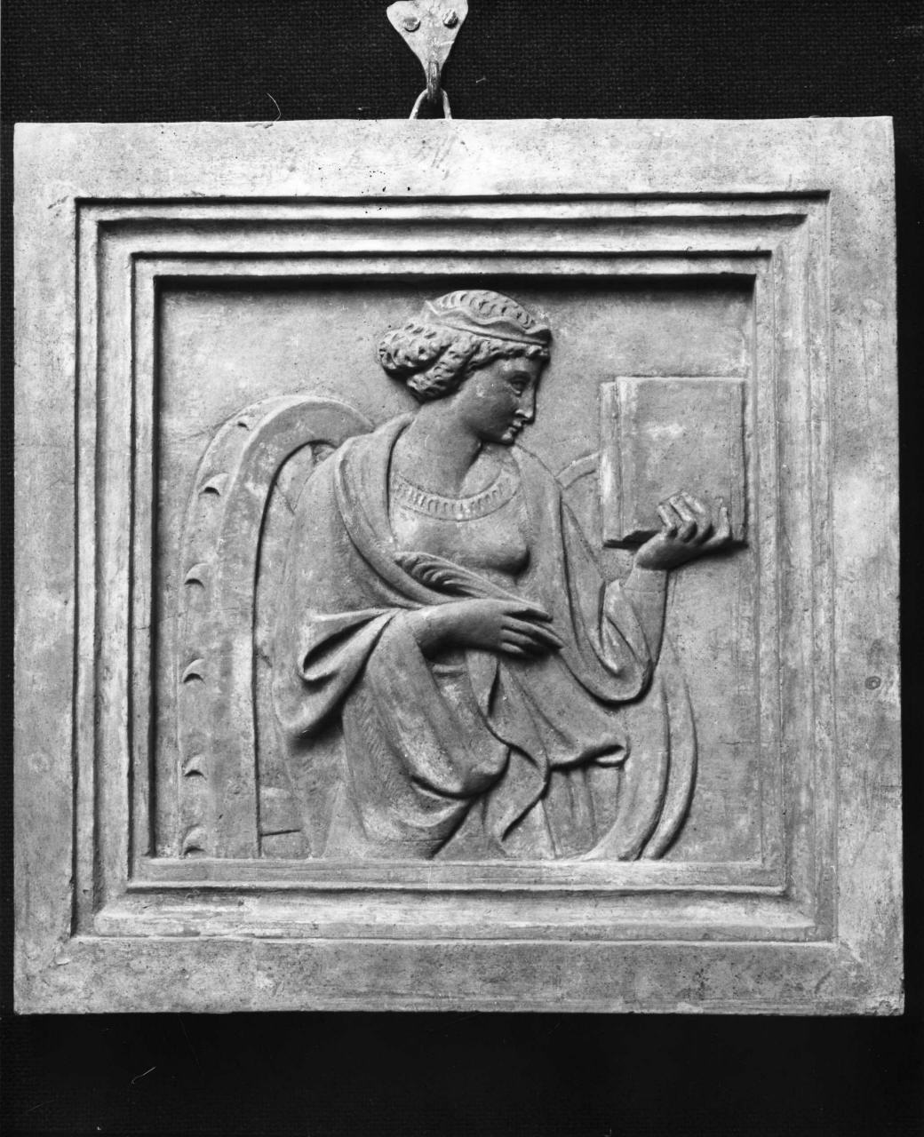 Santa Caterina d'Alessandria (calco di formella) - ambito fiorentino (seconda metà sec. XIX)