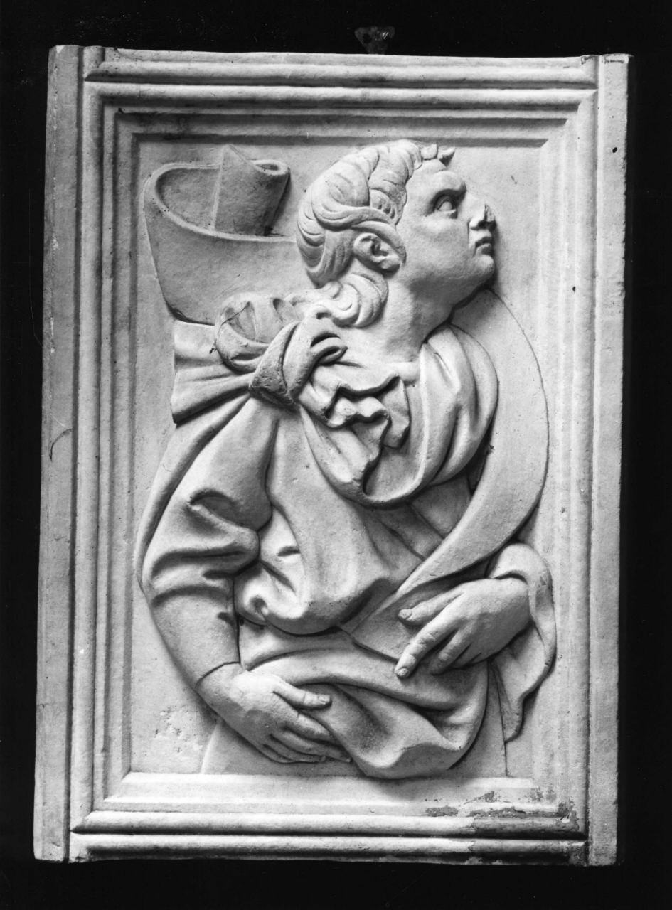 profeta (calco di formella) - ambito fiorentino (seconda metà sec. XIX)