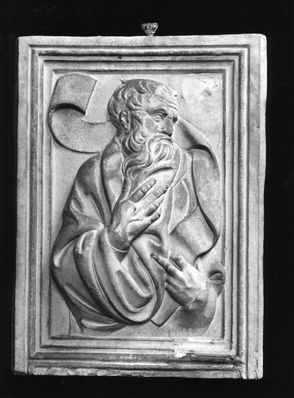 profeta (calco di formella) - ambito fiorentino (seconda metà sec. XIX)