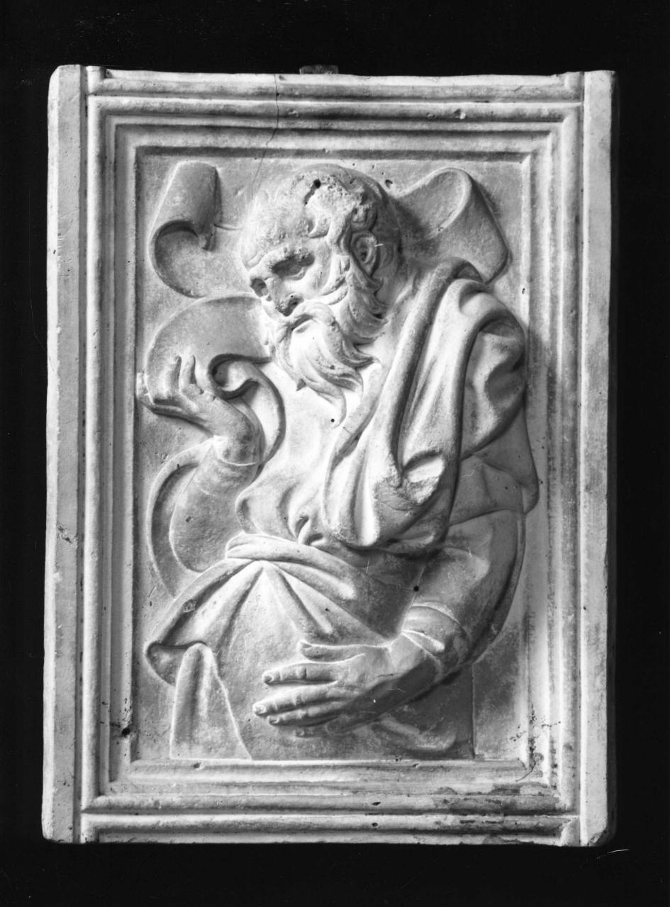 profeta (calco di formella) - ambito fiorentino (seconda metà sec. XIX)