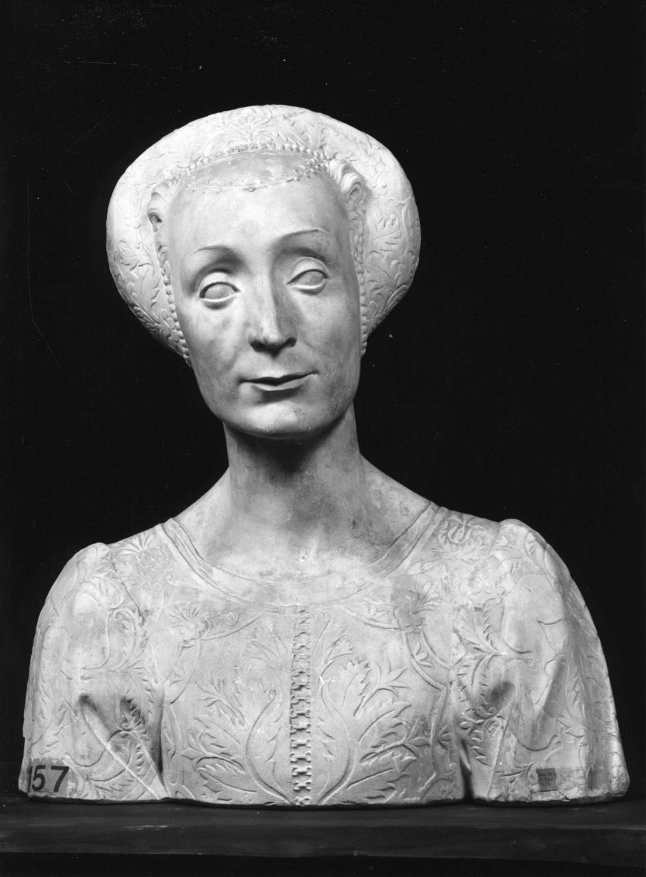 ritratto di Lucrezia Tornabuoni (calco) - ambito fiorentino (sec. XIX)