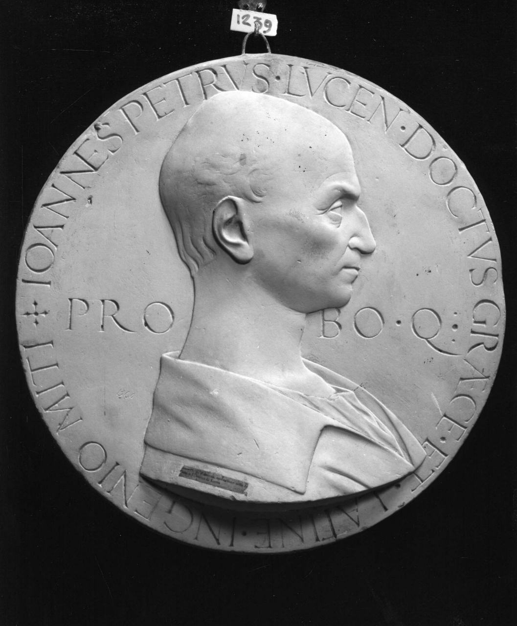 ritratto di Giovan Pietro d'Avanza (calco) - ambito fiorentino (sec. XIX)