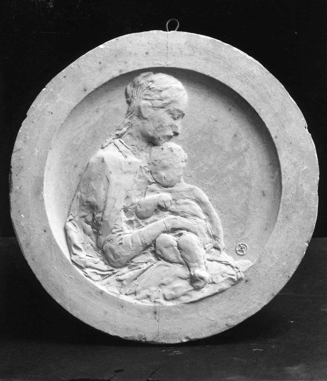 Madonna con Bambino (calco) di Passaglia Augusto (primo quarto sec. XX)